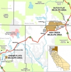 Ash Creek Wildlife Area Map: 709x722